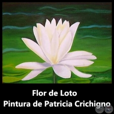 Flor de Loto - Pintura de Patricia Crichigno